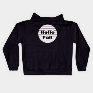 Hello Fall Kids Hoodie